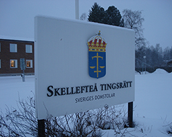 25-åringen häktades av Skellefteå tingsrätt. © Crimecentral