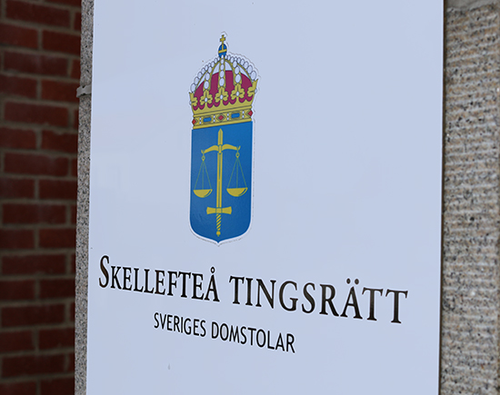 Åtalet är väckt vid Skellefteå tingsrätt. © Crimecentral